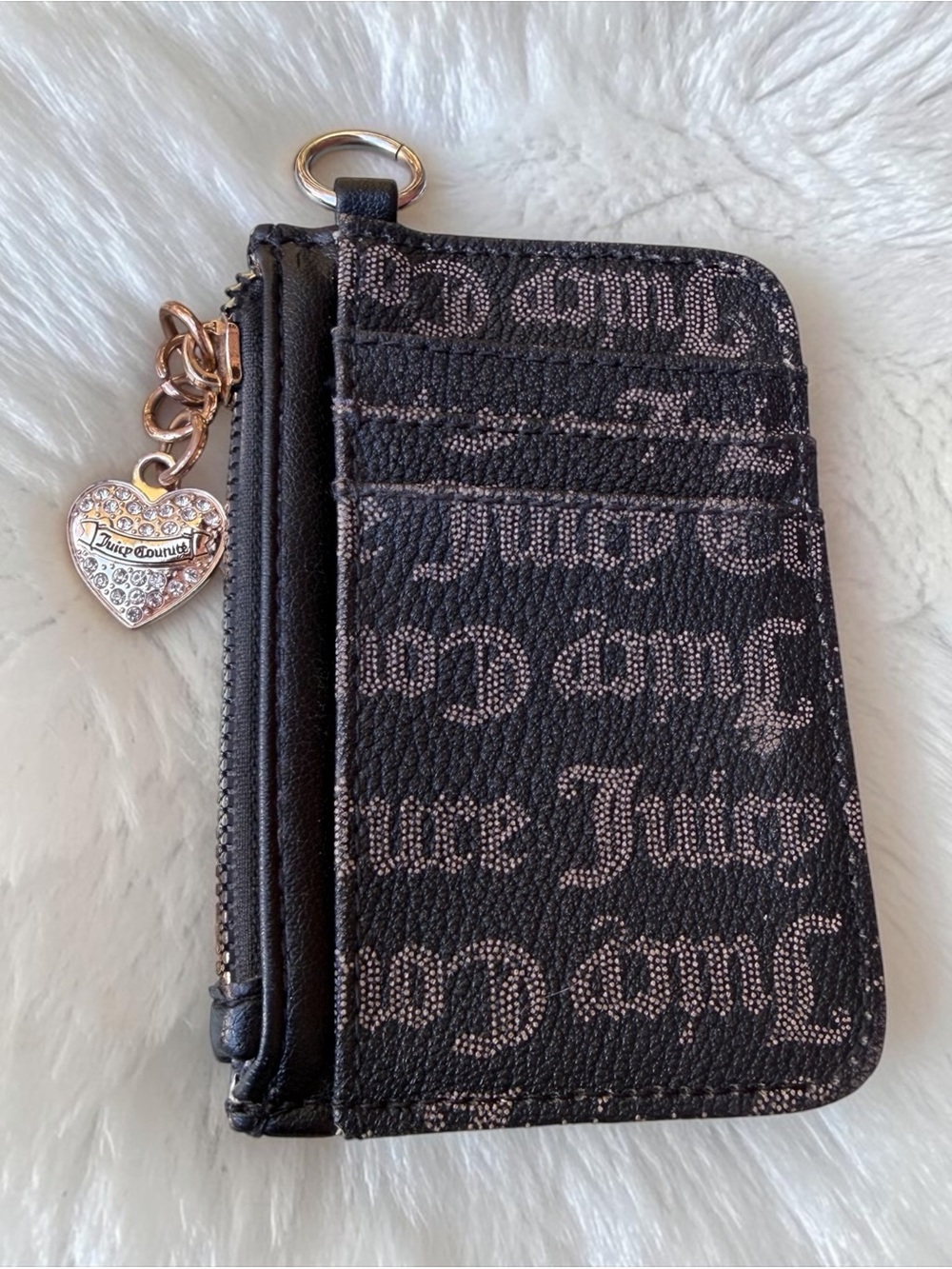 Juicy Couture Wallet Card Holder with Charm